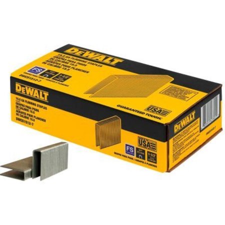 Dewalt Flooring Staples, 15.5 ga, 1-1/2 in Leg L DWCS1512-7